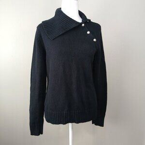 LAUREN RALPH LAUREN KNIT TURTLE NECK SWEATER, SIZE LARGE